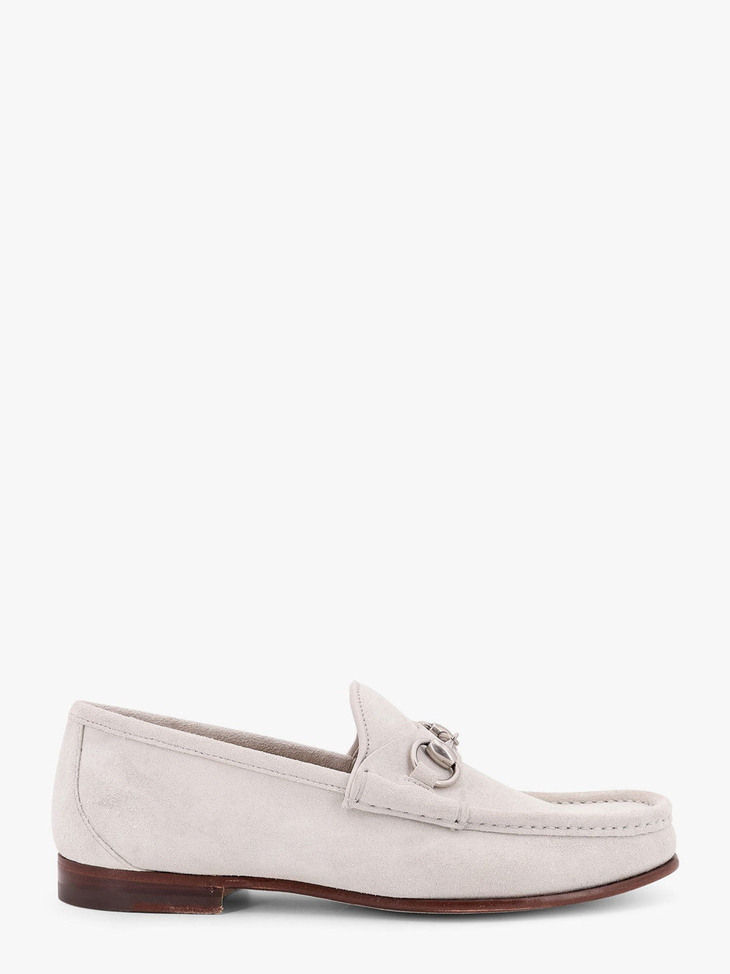 Gucci Semišové mokasíny s ikonickým detailem horsebit