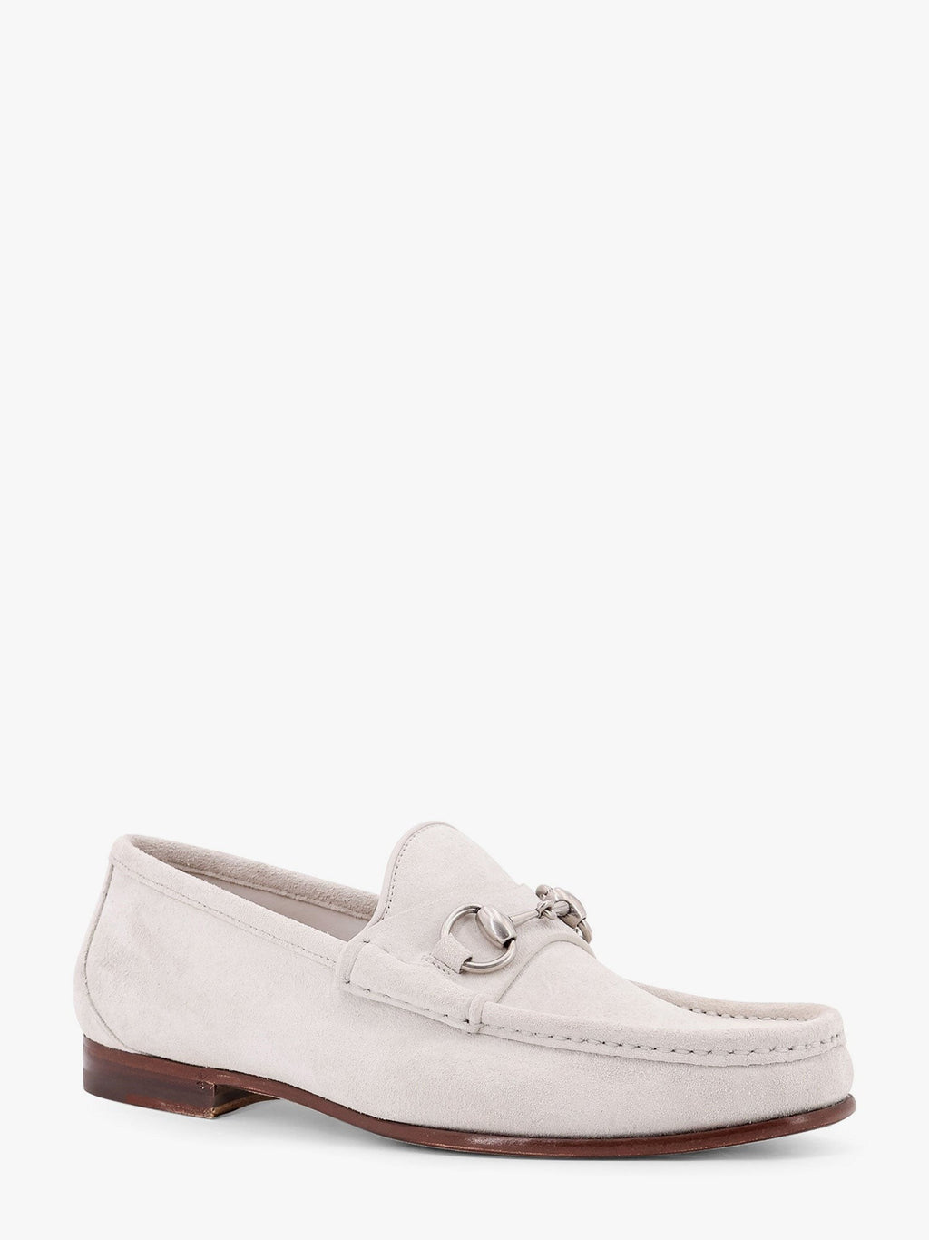 Gucci Semišové mokasíny s ikonickým detailem horsebit