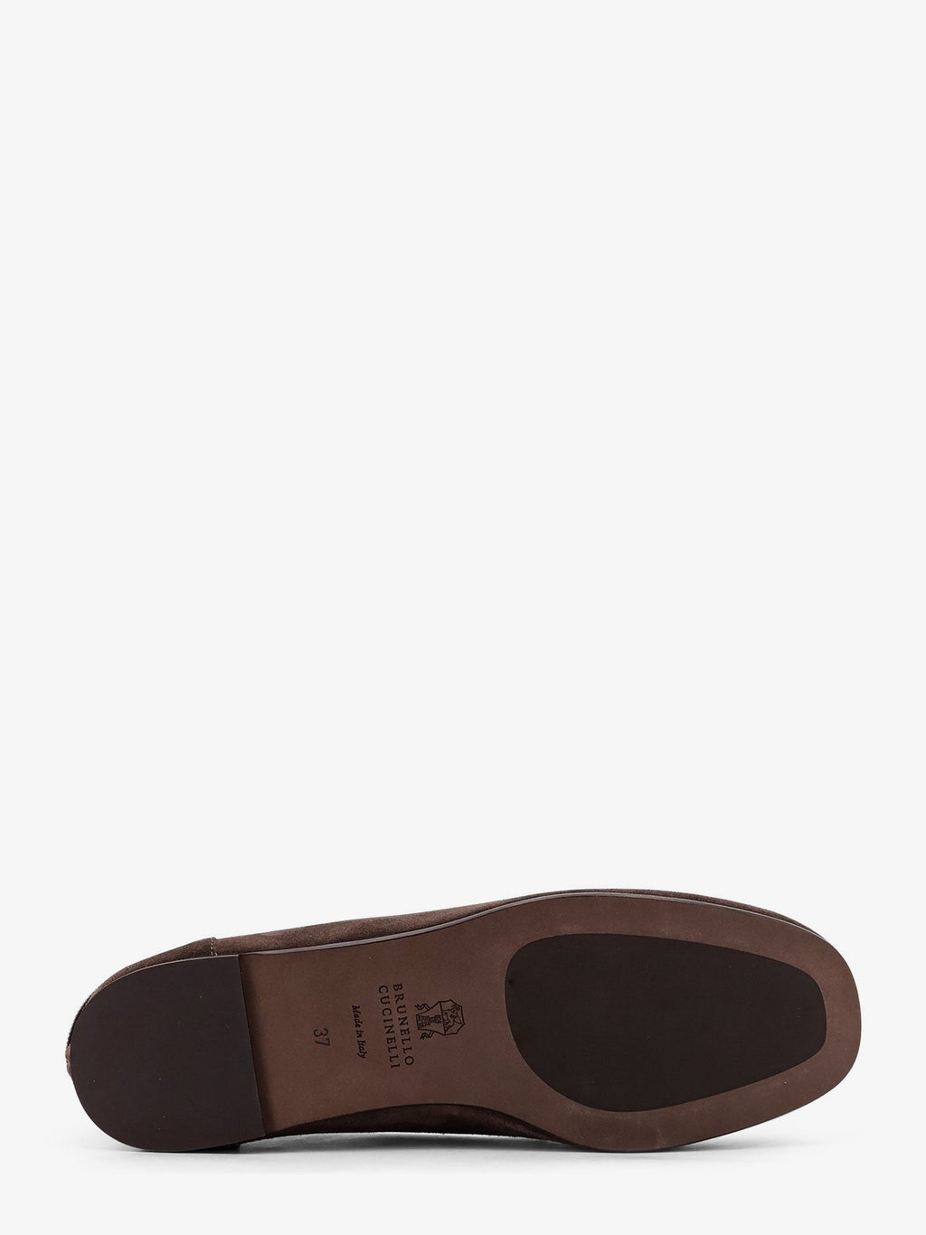 Brunello Cucinelli Mocassins en daim avec détail Monili