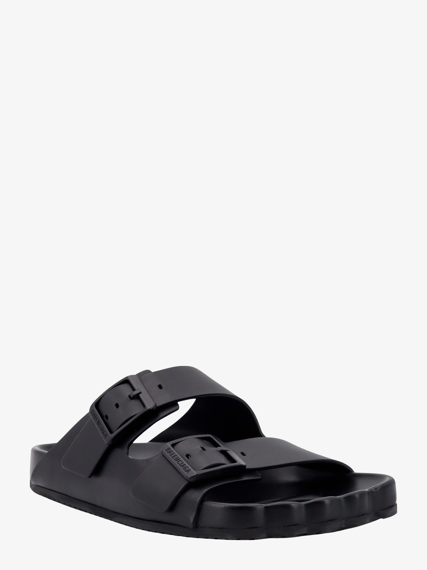 Balenciaga Sandaler i semsket skinn med anatomisk detalj