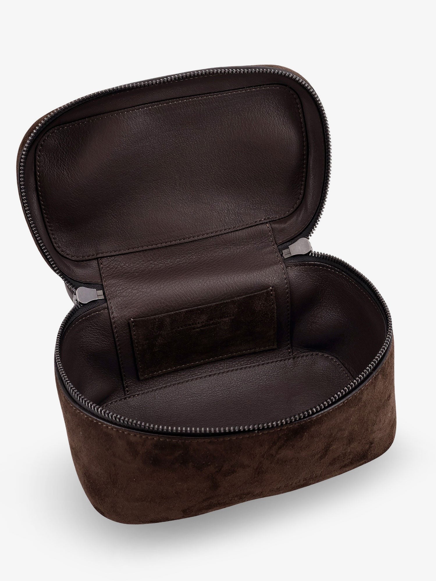 Τσάντα ώμου από σουέτ Brunello Cucinelli