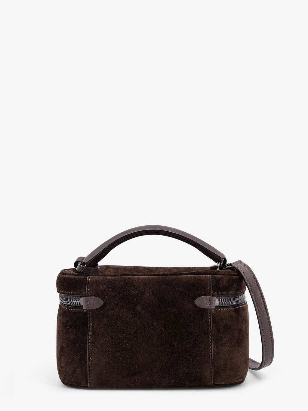 Brunello Cucinelli Wildleder-Umhängetasche