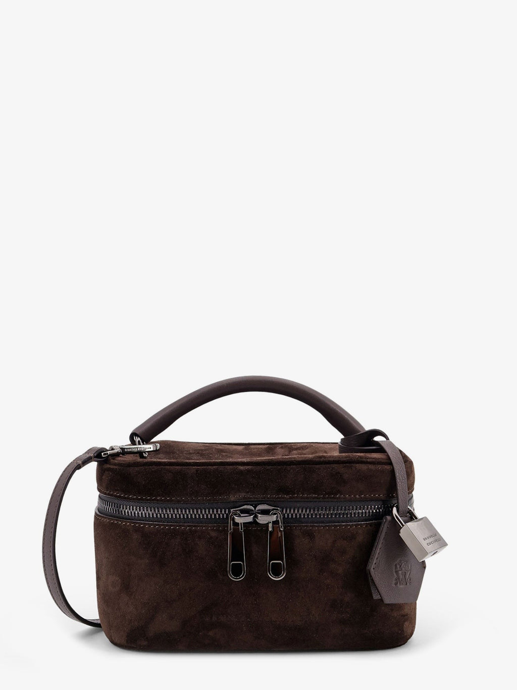 Brunello Cucinelli Wildleder-Umhängetasche