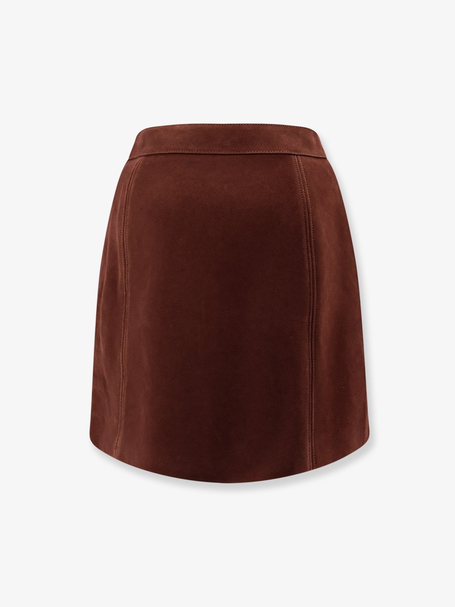 スカート CELINE Suede skirt with Triomphe buttons Celine Suede Skirt With Triomphe Buttons – Ellie Belle