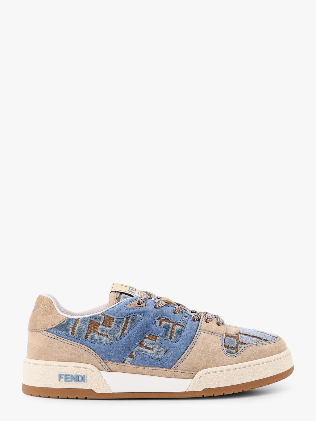 Fendi Wildleder-Sneaker mit FF-Einsätzen