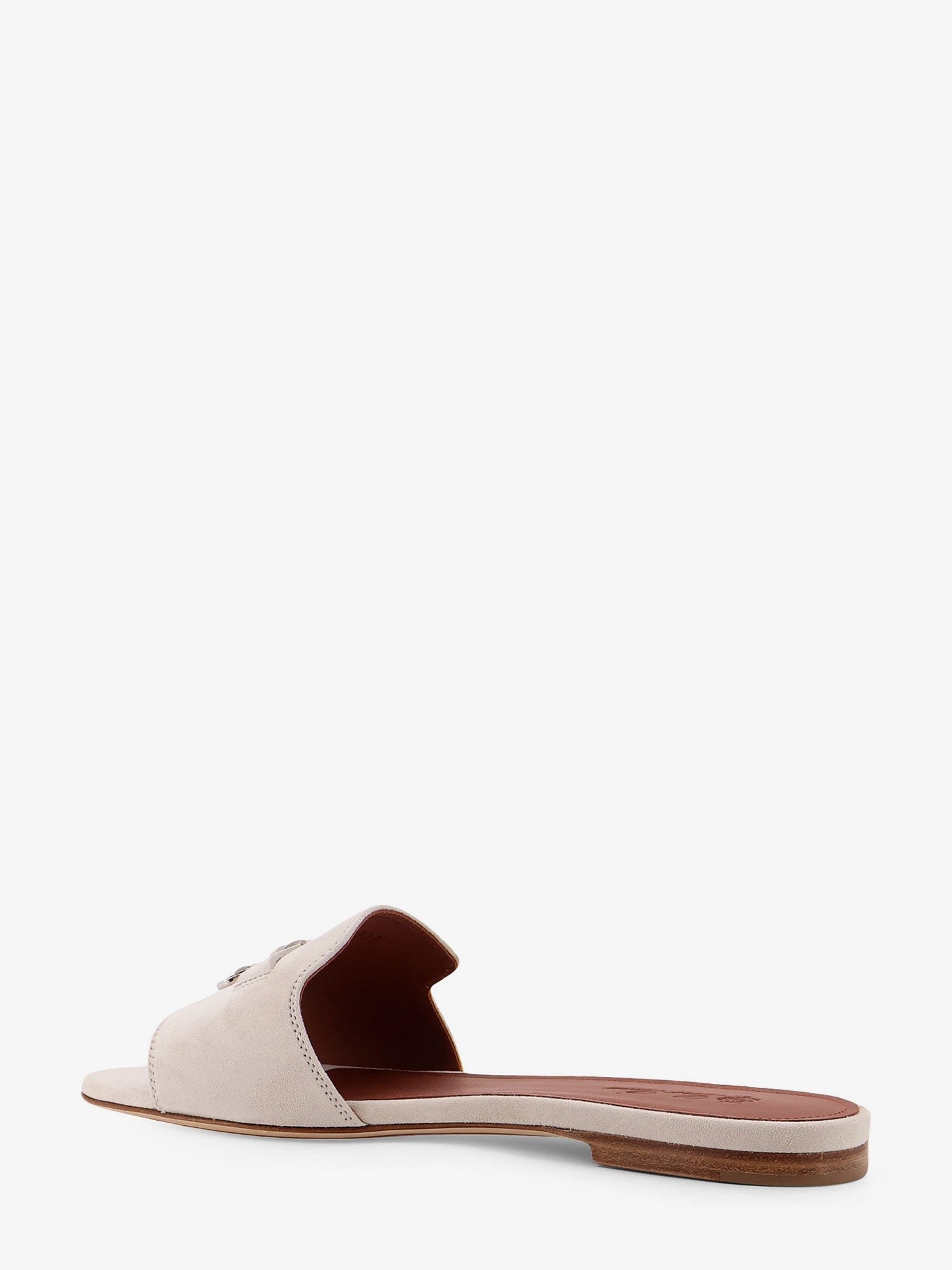 Loro Piana Summer Charms flat suede sandals