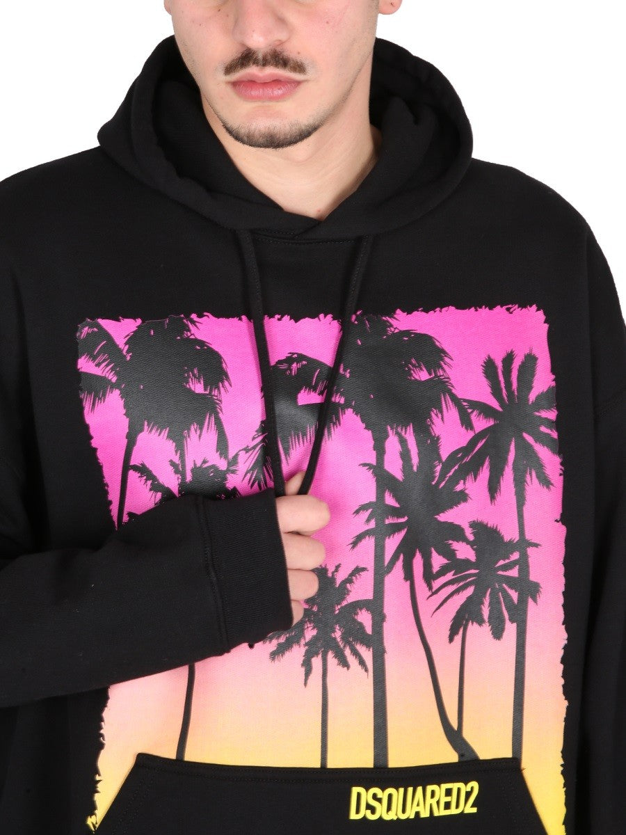 Dsquared2 SUNRISE PRINT SWEATSHIRT