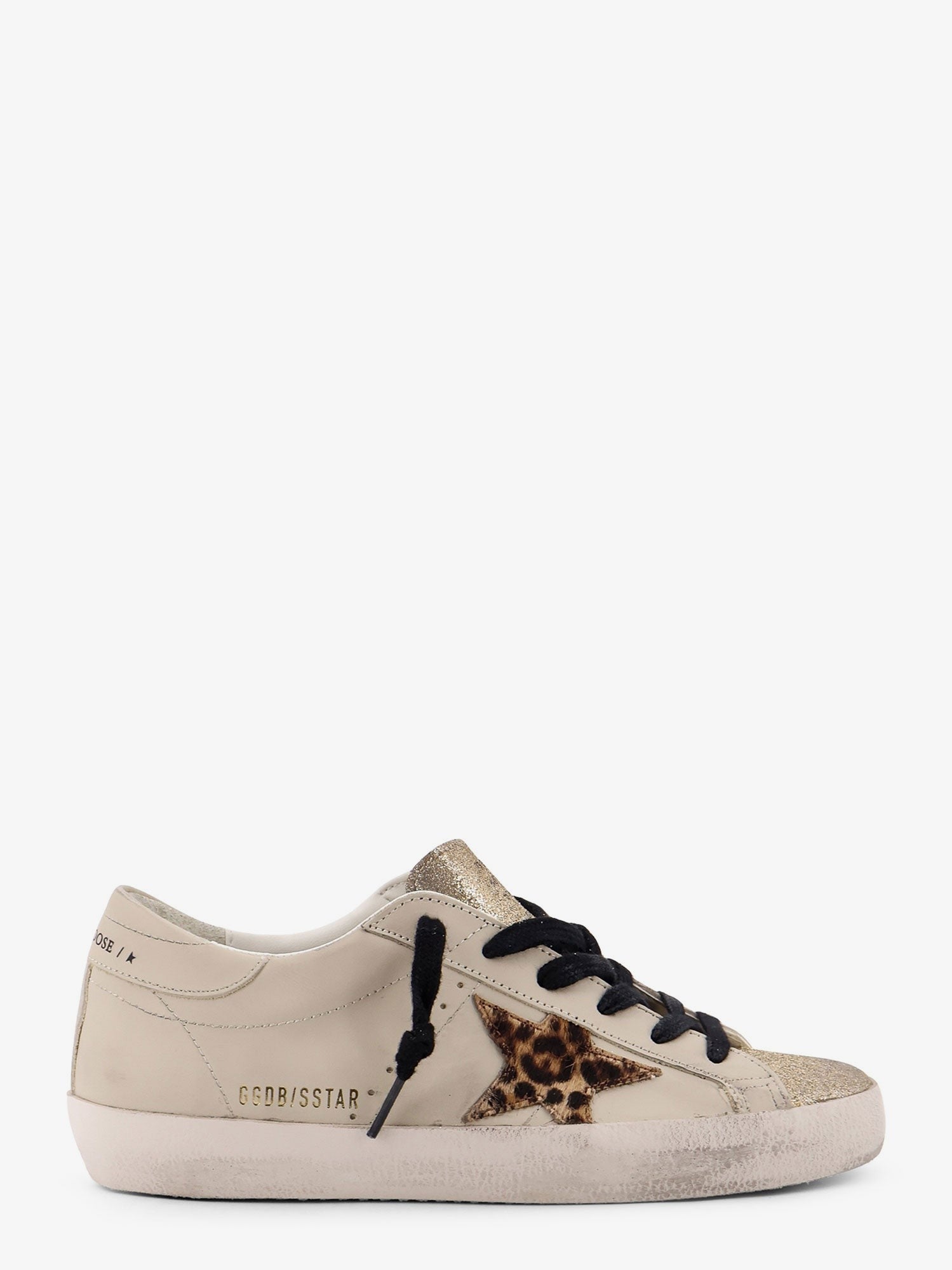 Golden Goose Deluxe Brand Super-star Classic with list leather low-top sneakers