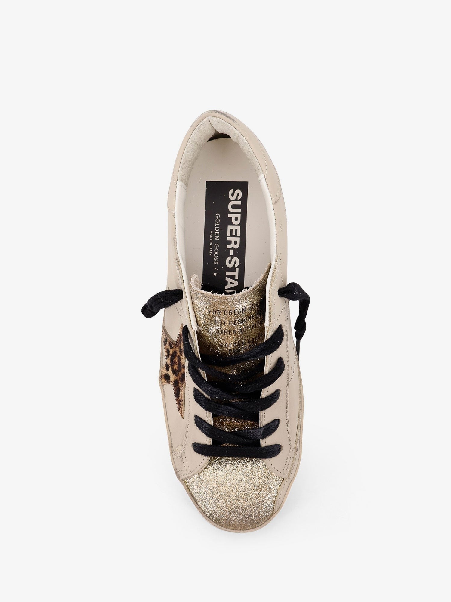 Golden Goose Deluxe Brand Super-star Classic with list leather low-top sneakers