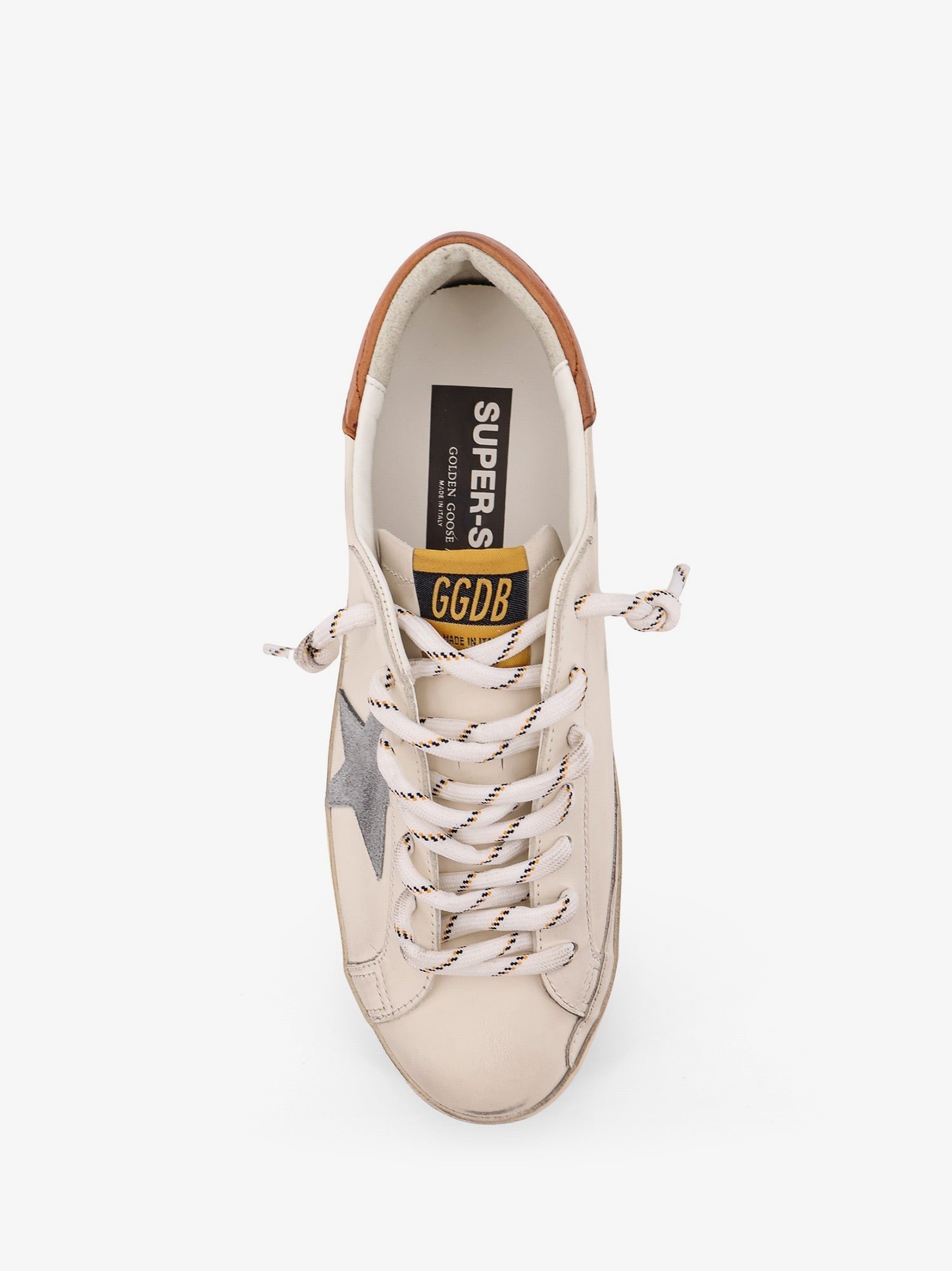 Golden Goose Deluxe Brand Super-star classic with list leather sneakers