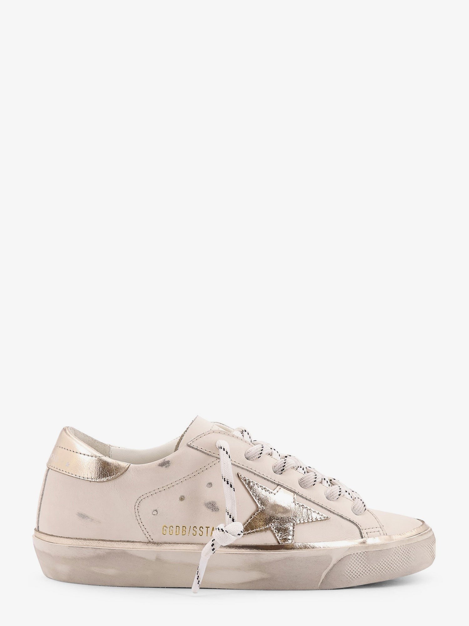 Golden Goose Deluxe Brand Leather sneakers with iconic glitter star