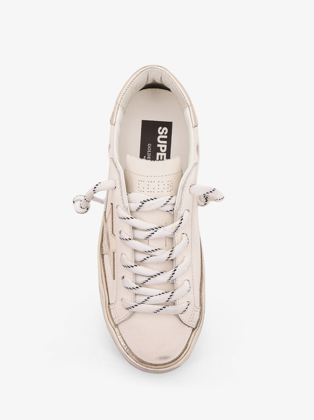 Golden Goose Deluxe Brand Leather sneakers with iconic glitter star