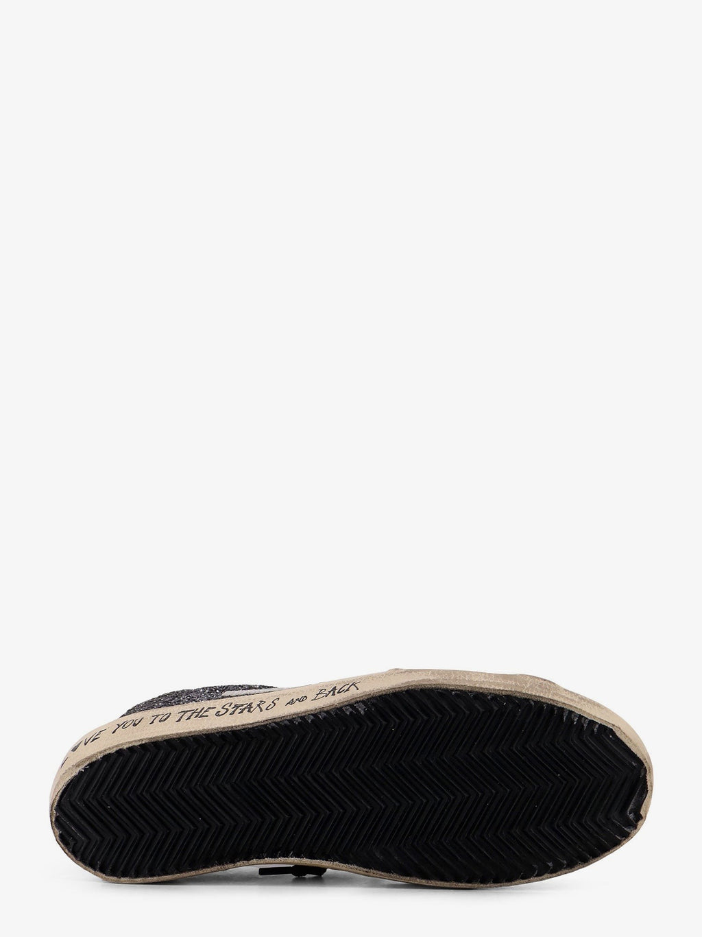 Golden Goose Deluxe Brand Super-Star Classic mit List Low-Top-Sneaker mit Pailletten