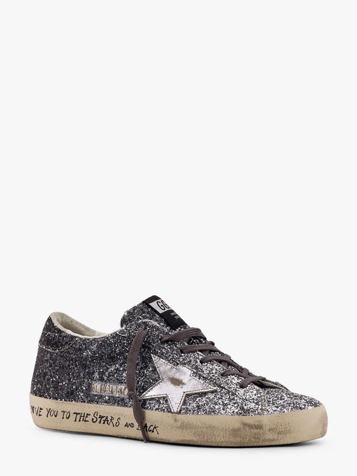 Golden Goose Deluxe Brand Super-star Classic with List low-top sneakers with sequins