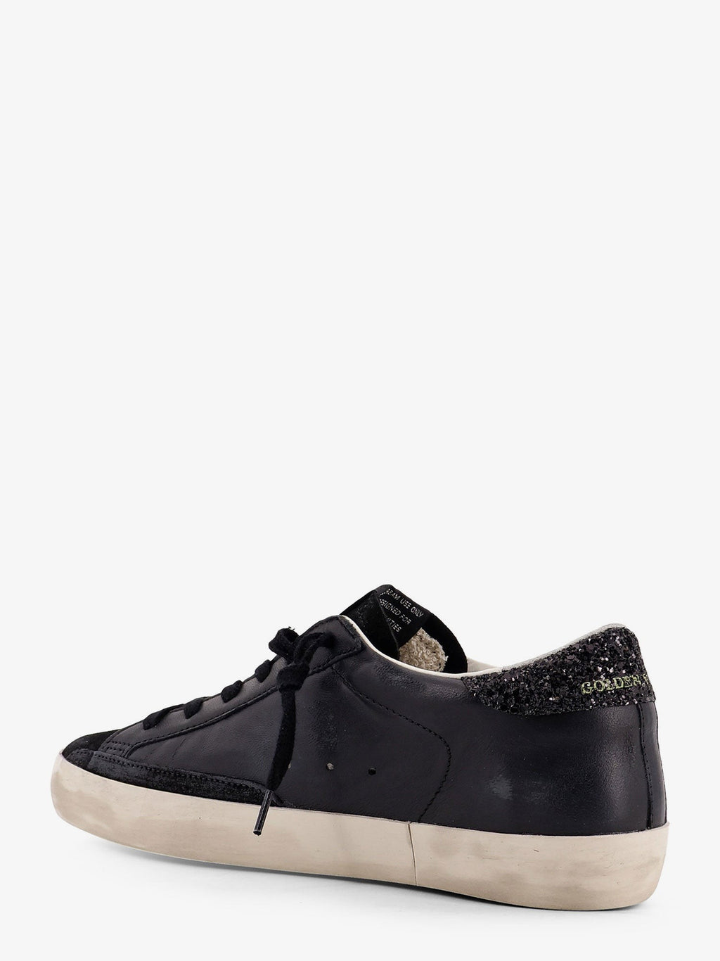 Golden Goose Deluxe Brand Super-star Classic with List low-top sneakers with suede inserts and glittered detail