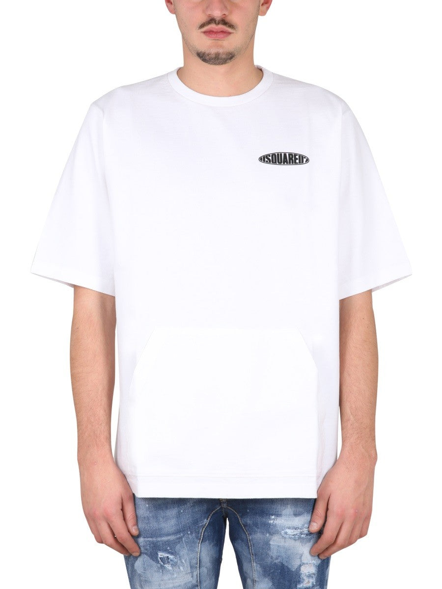 Dsquared2 ΜΠΛΟΥΖΑ T-SHIRT SURF BOARD SKATER
