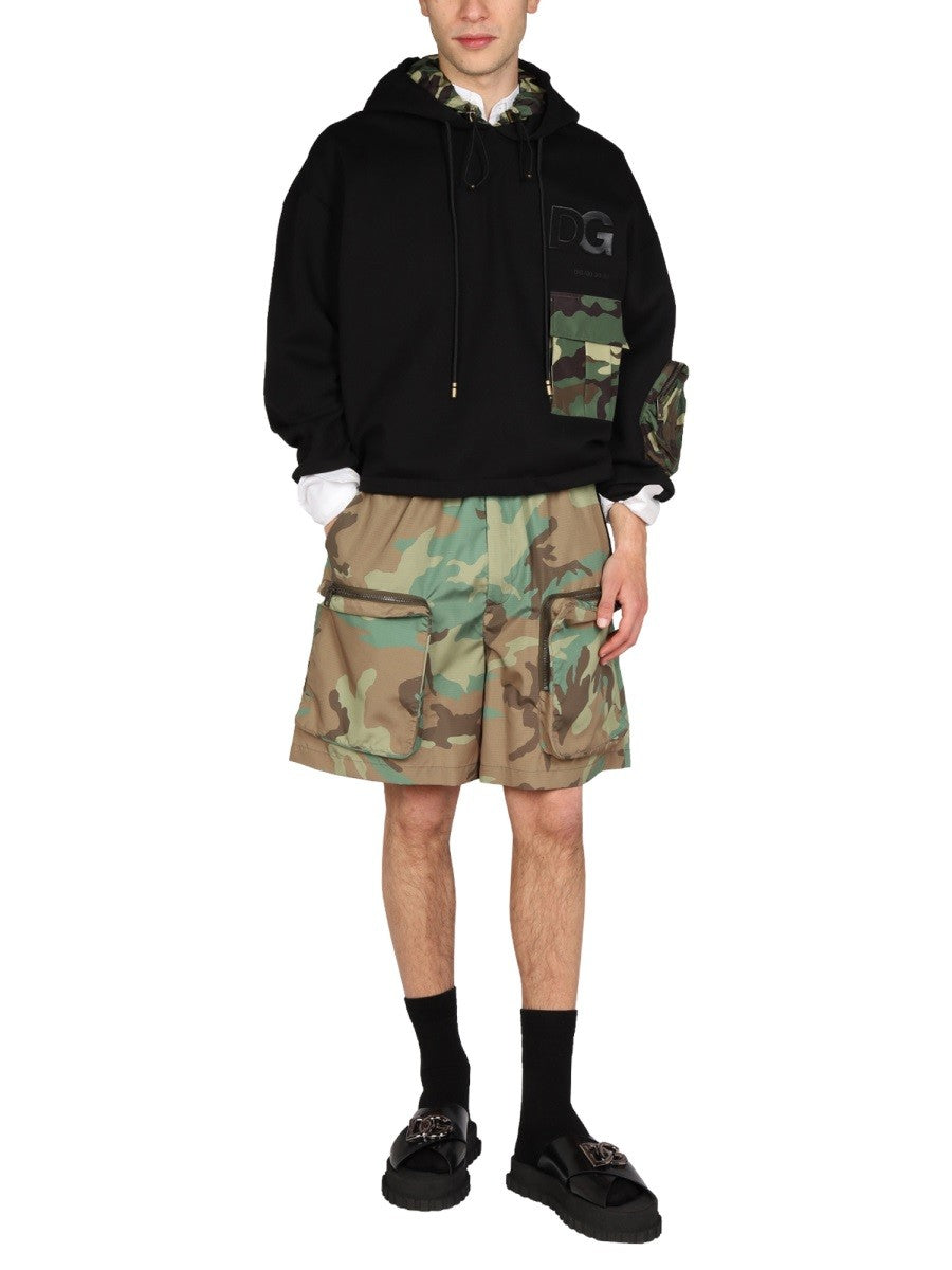 Dolce & Gabbana GENSER MED CAMO-DETALJER