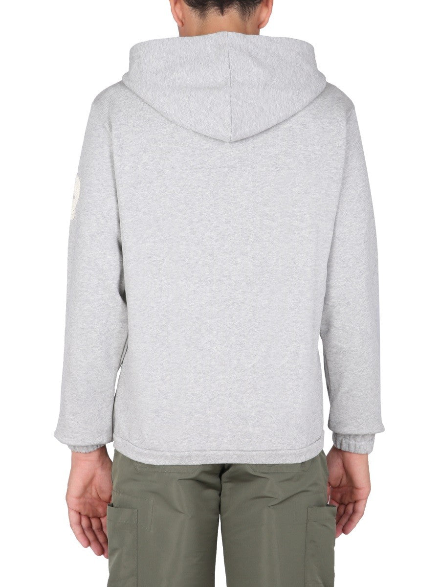 Alexander Mcqueen SWEATSHIRT MED BRODERT HODESKALL