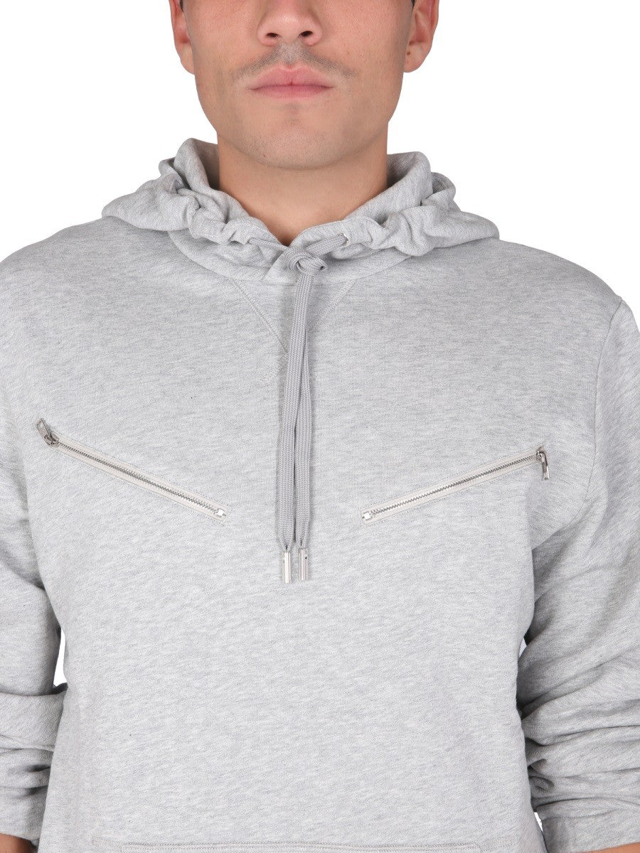 Alexander Mcqueen SWEATSHIRT MED BRODERT HODESKALL