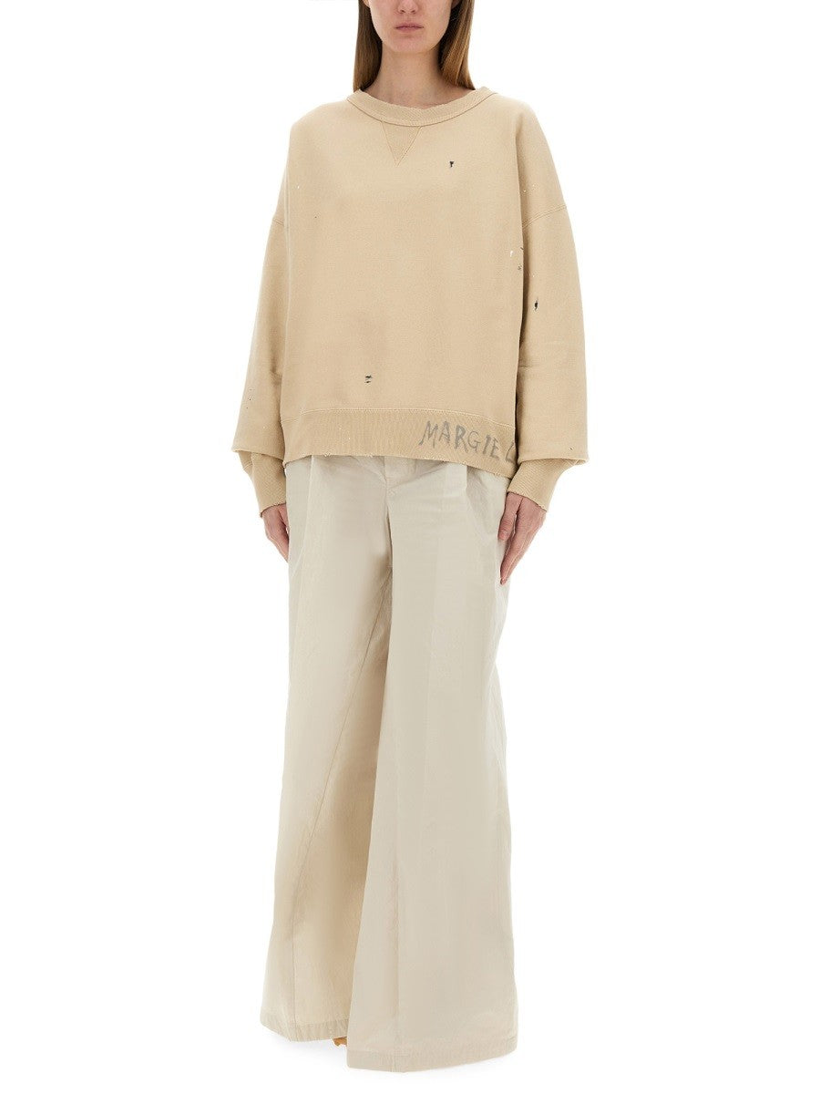 Maison Margiela SWEATSHIRT WITH HANDWRITTEN LOGO