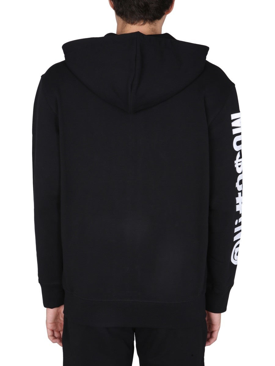Moschino SWEATSHIRT MED LOGOBRODERI