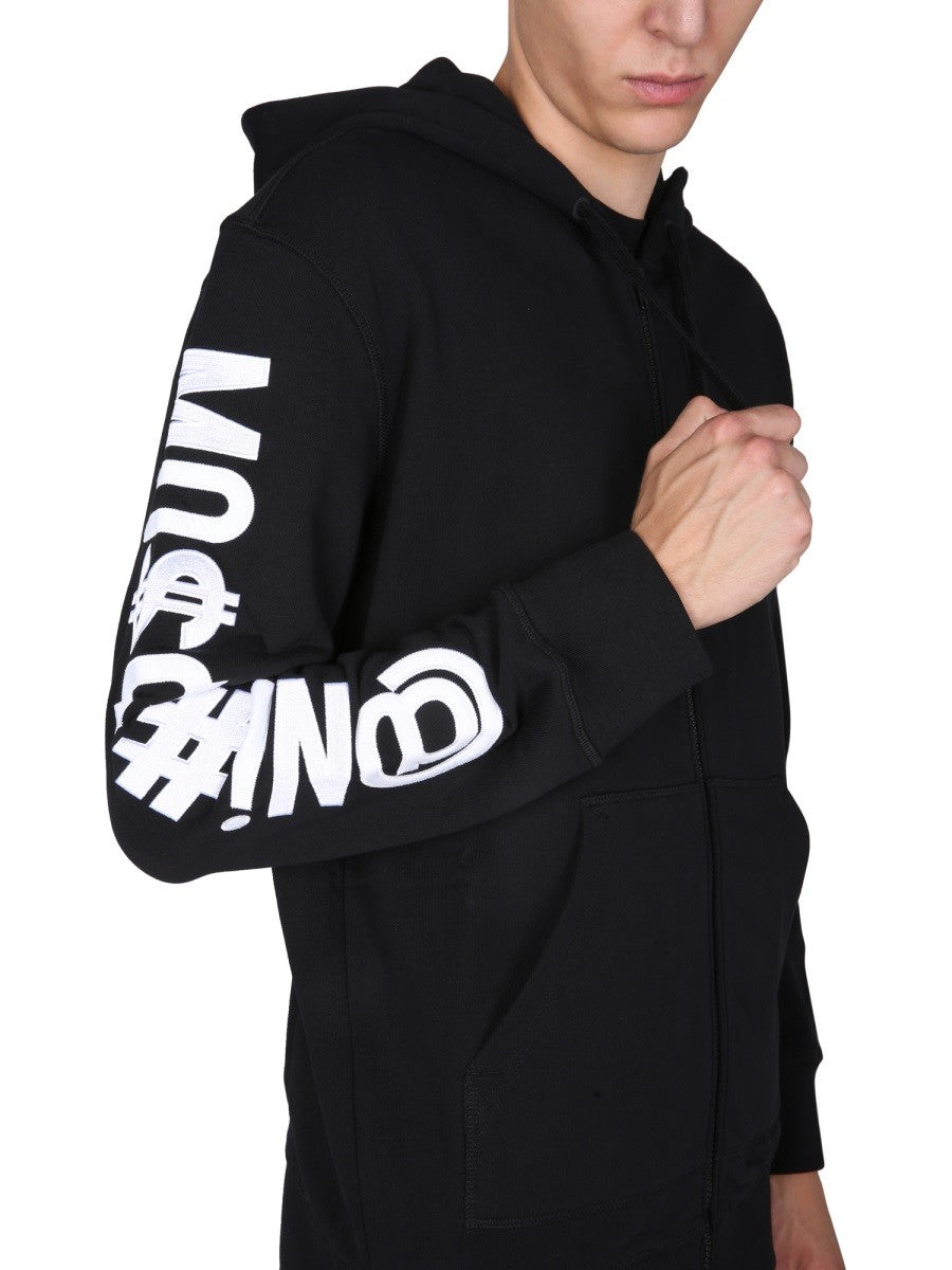 Moschino SWEATSHIRT MED LOGOBRODERI