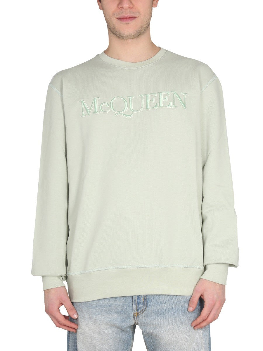 Alexander Mcqueen SWEATSHIRT MED LOGOBRODERI