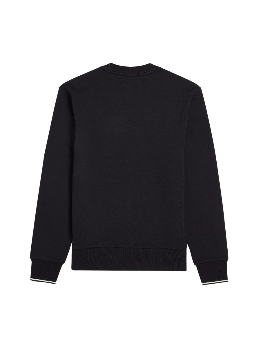 Fred Perry SWEATSHIRT WITH LOGO EMBROIDERY