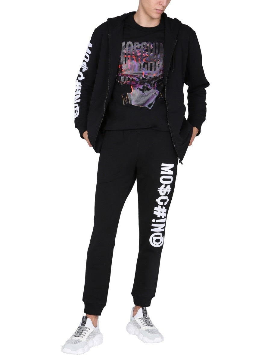 Moschino SWEATSHIRT MED LOGOBRODERI
