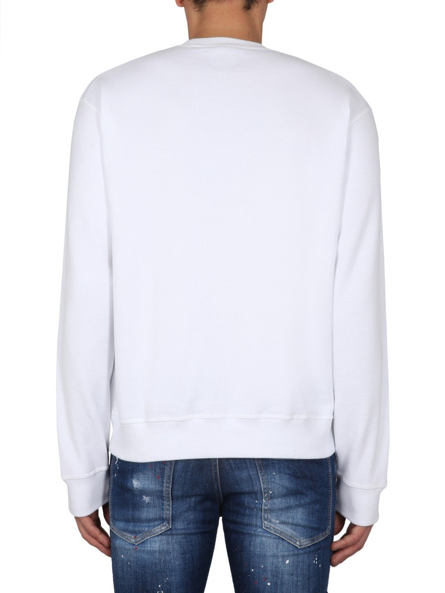 Dsquared2 SWEATSHIRT WITH LOGO PRINT