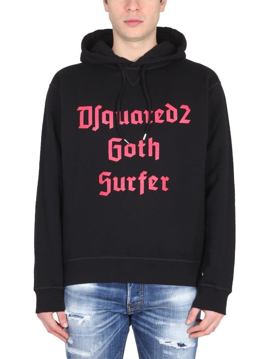 Dsquared2 BLUZA Z NADRUKIEM LOGO