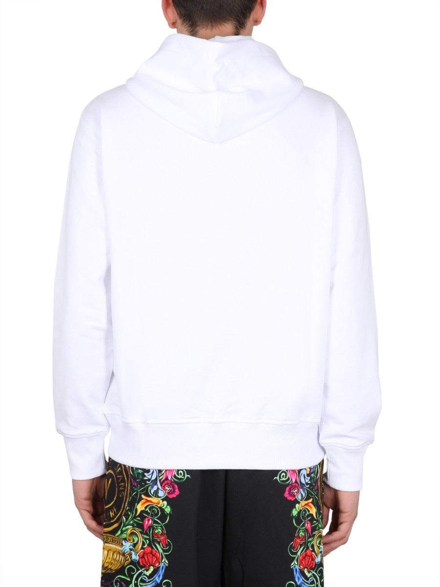 Versace Jeans Couture SWEATSHIRT MIT LOGO-PRINT