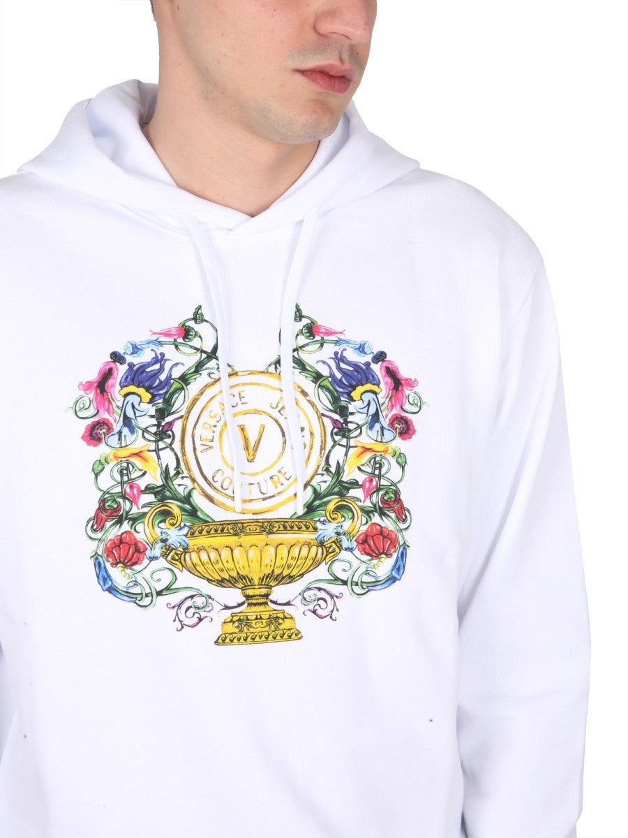 Versace Jeans Couture SWEATSHIRT MIT LOGO-PRINT