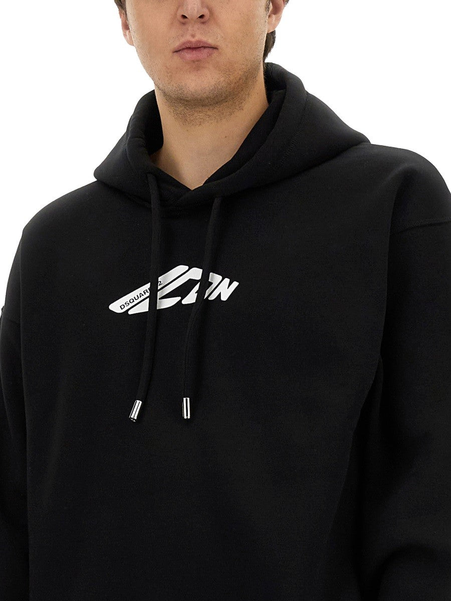 Dsquared2 SWEATSHIRT WITH LOGO PRINT