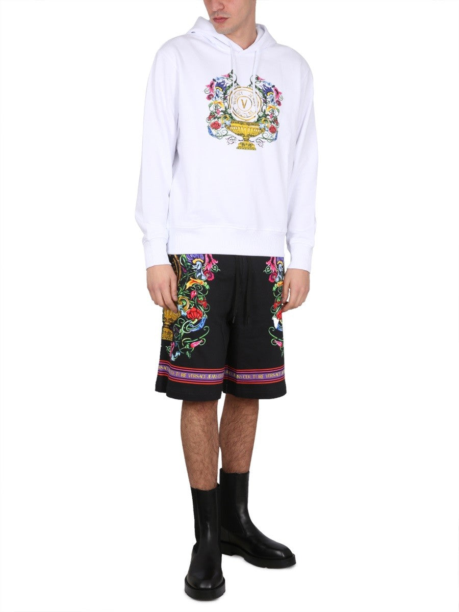 Versace Jeans Couture SWEATSHIRT MIT LOGO-PRINT