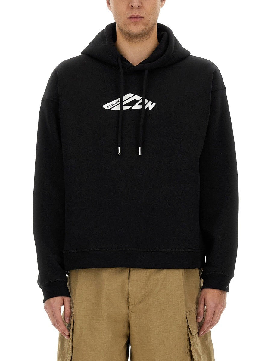 Dsquared2 SWEATSHIRT WITH LOGO PRINT