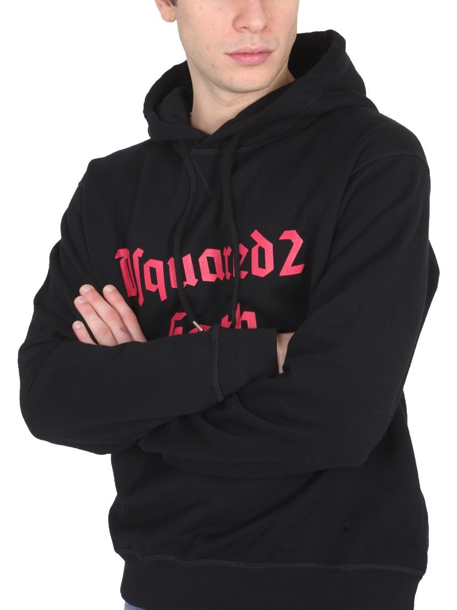 Dsquared2 SUDADERA CON LOGO ESTAMPADO