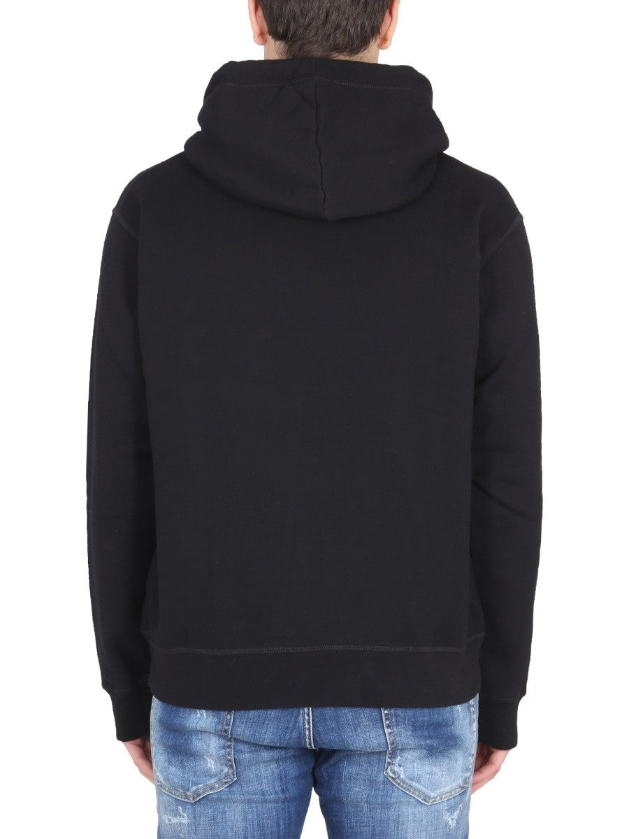 Dsquared2 BLUZA Z NADRUKIEM LOGO