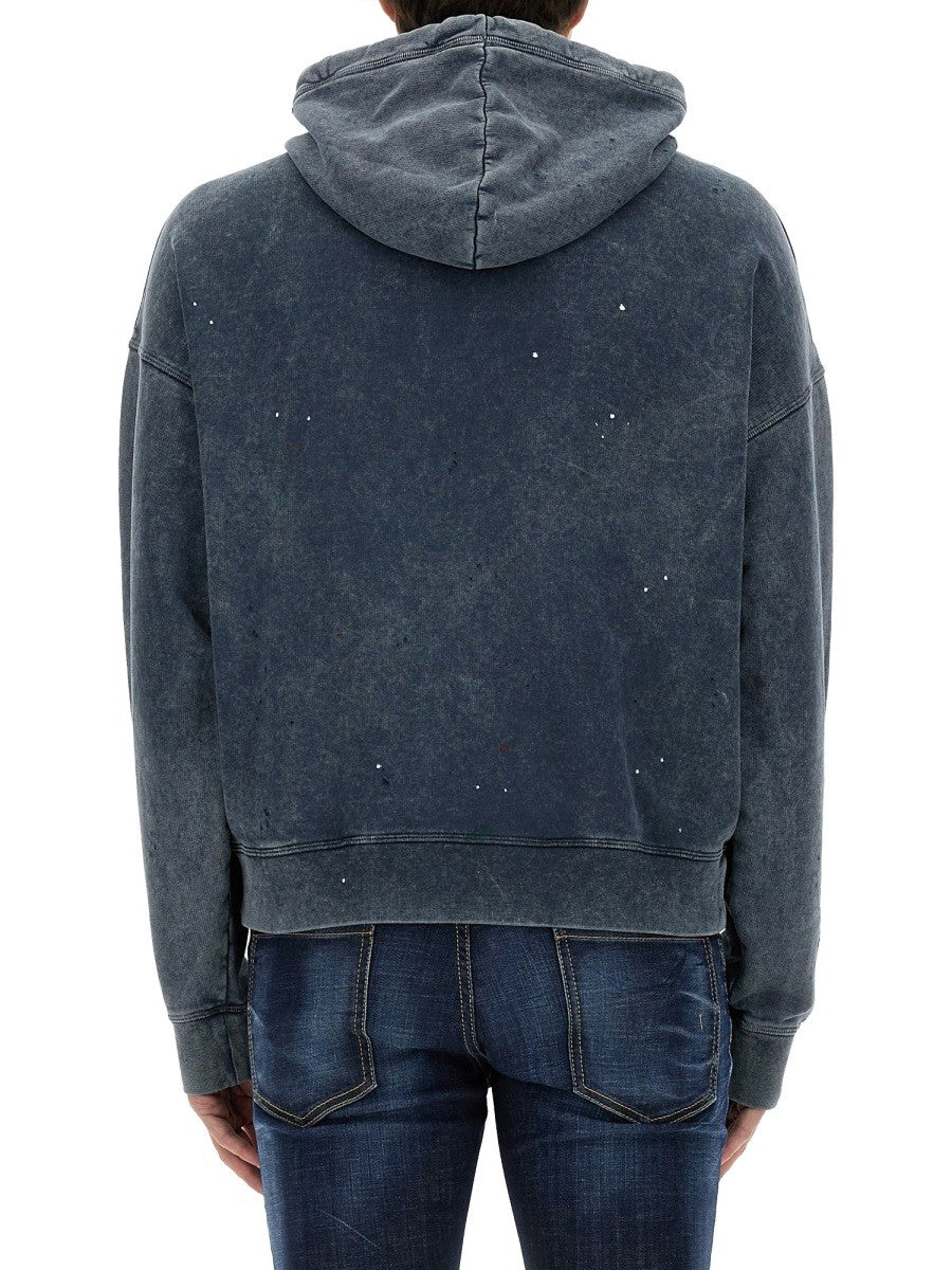 Dsquared2 SWEATSHIRT WITH LOGO PRINT