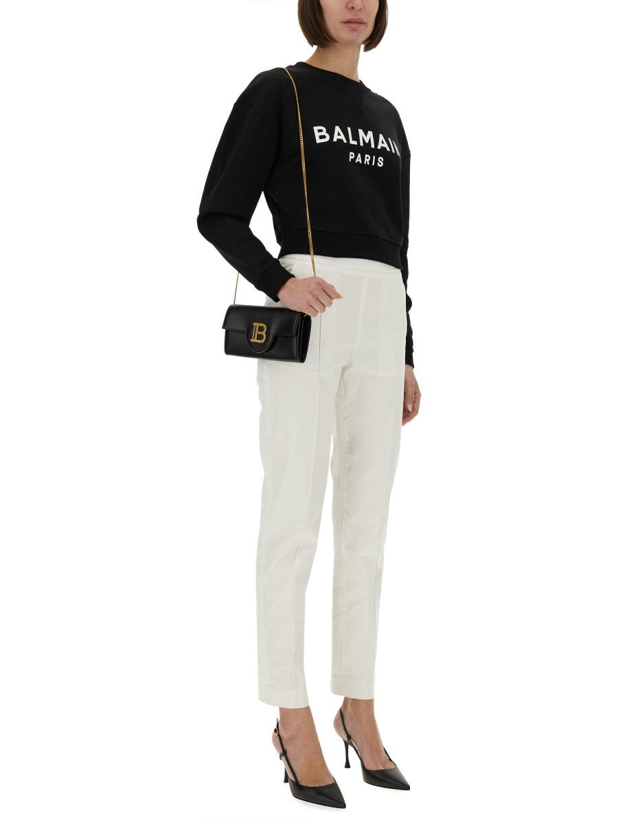 Balmain MIKINA S POTISKEM LOGA