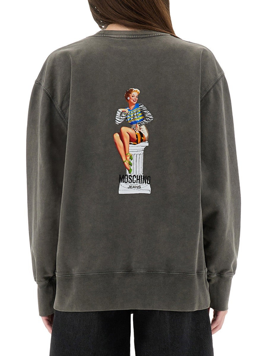 Moschino Jeans SWEATSHIRT WITH LOGO