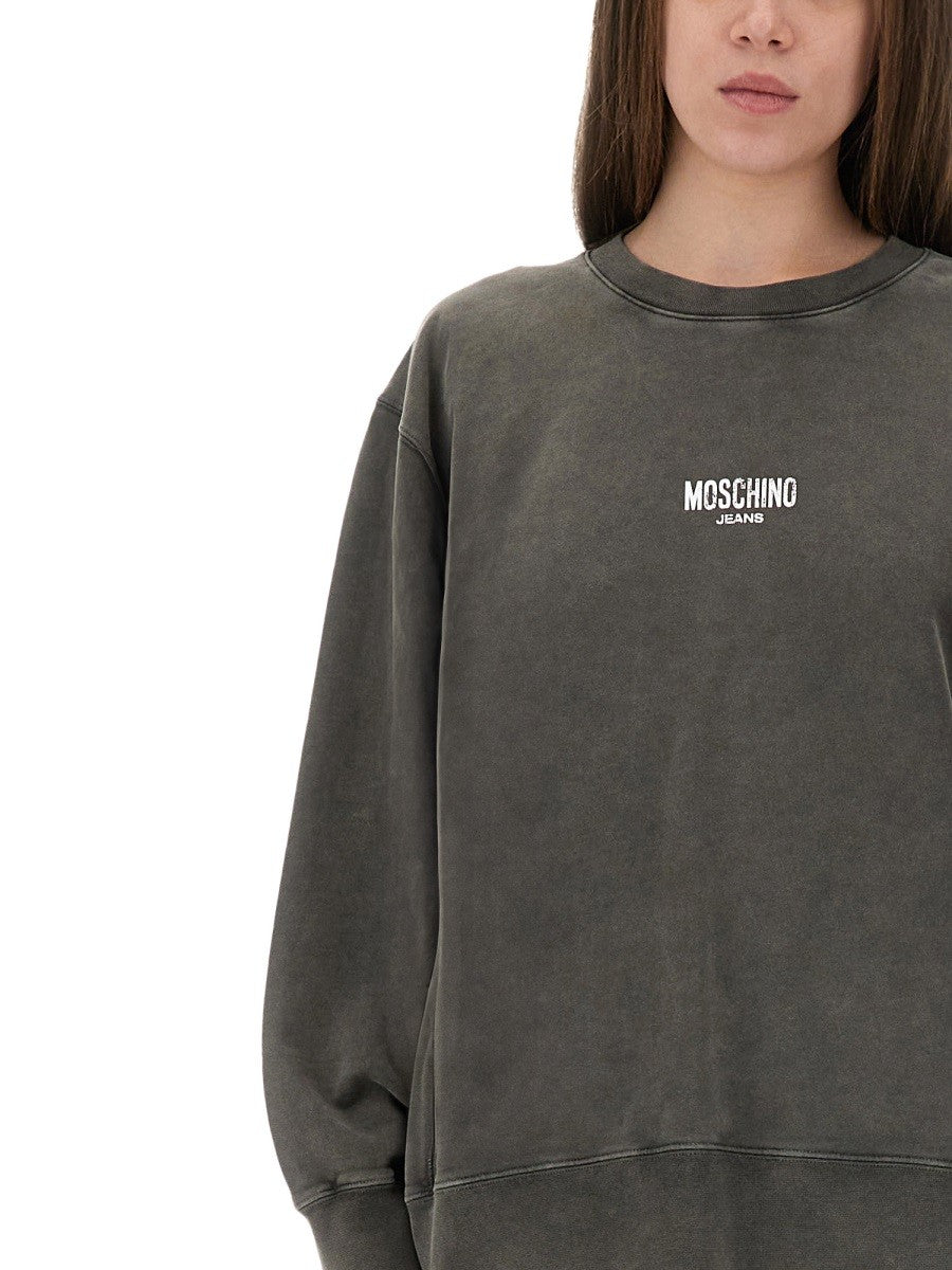 Moschino Jeans SWEATSHIRT WITH LOGO