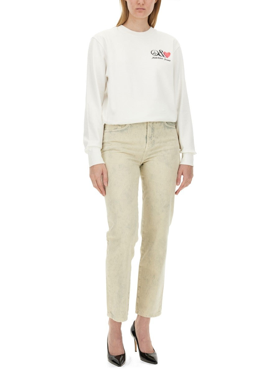 Moschino Jeans SWEATSHIRT WITH LOGO