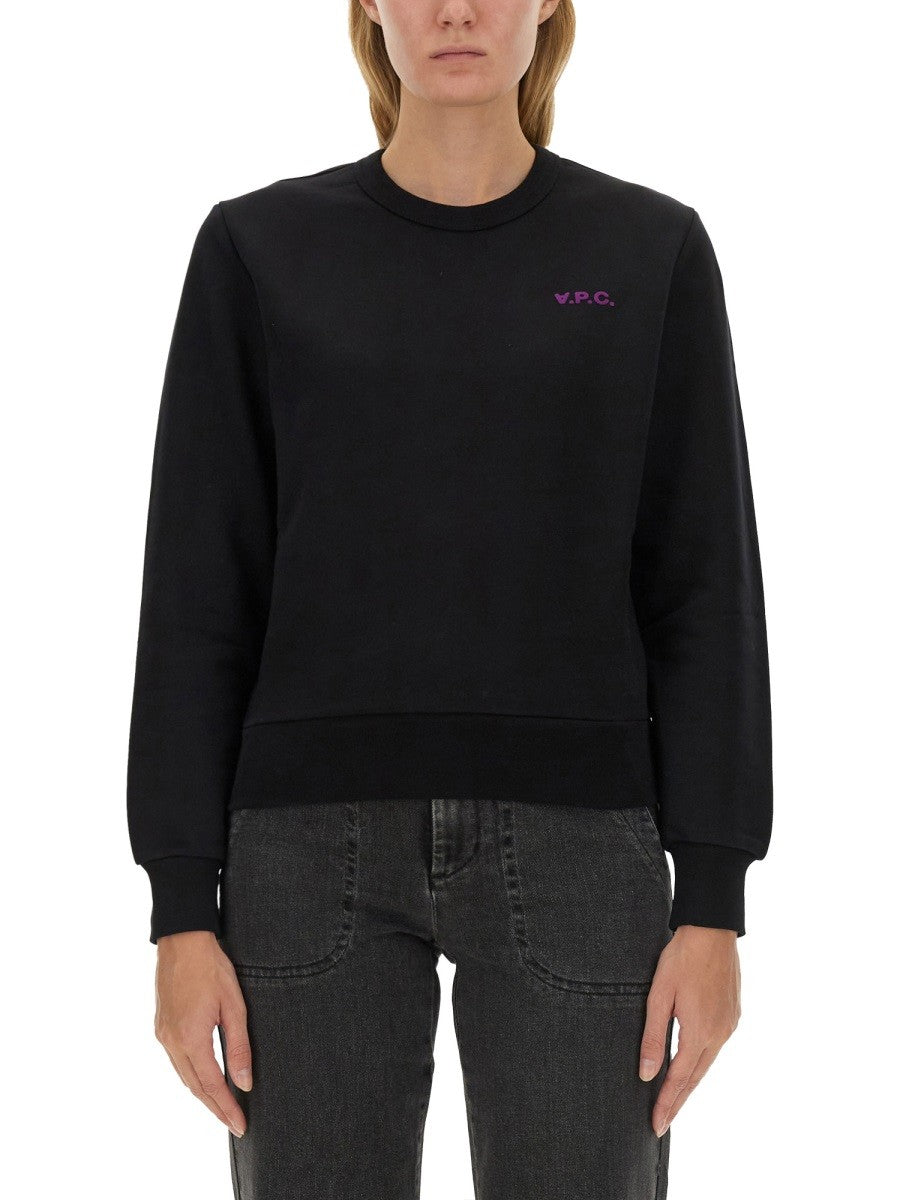 A.P.C. SWEATSHIRT MED LOGO