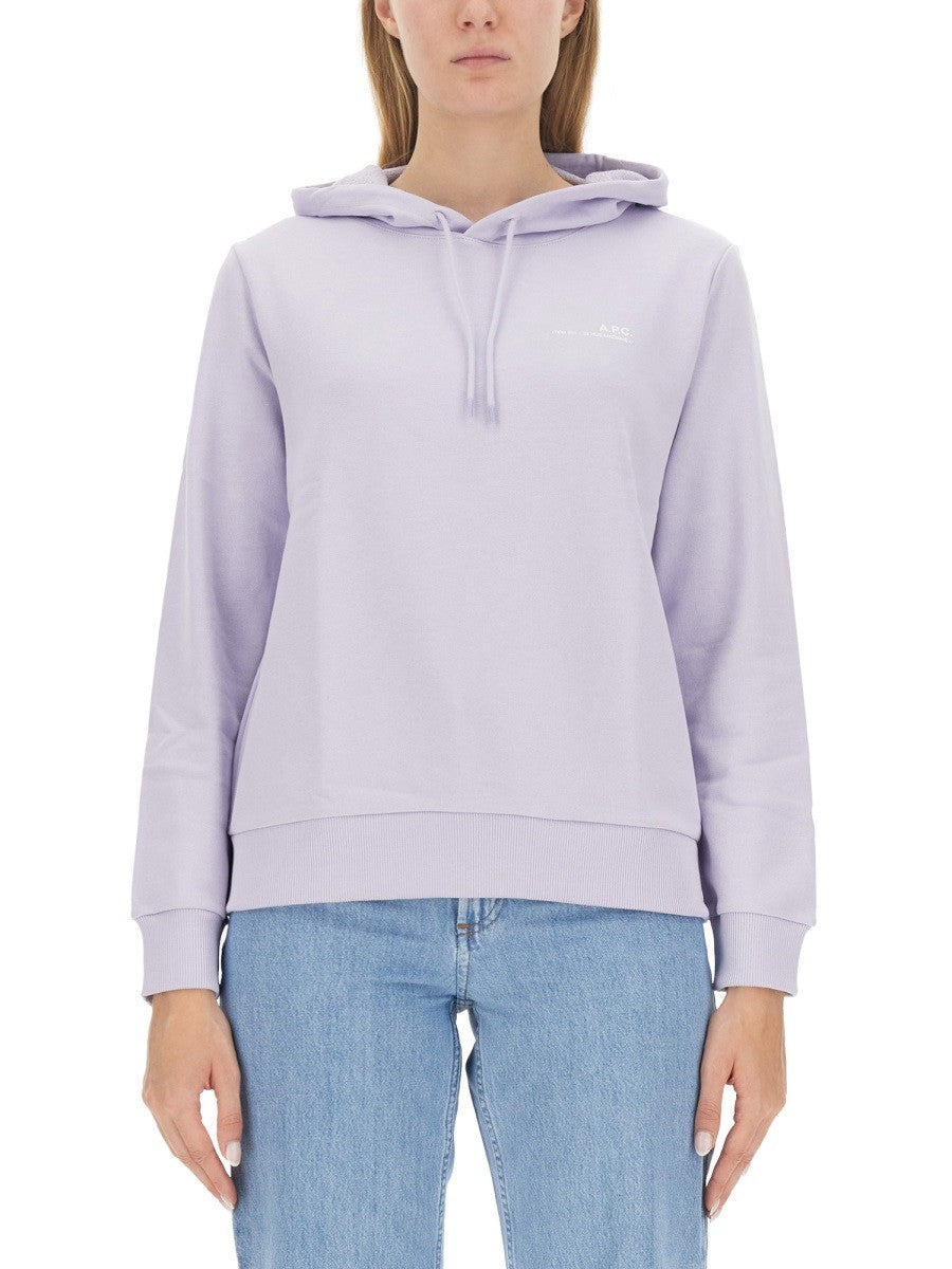 A.P.C. SWEATSHIRT WITH LOGO