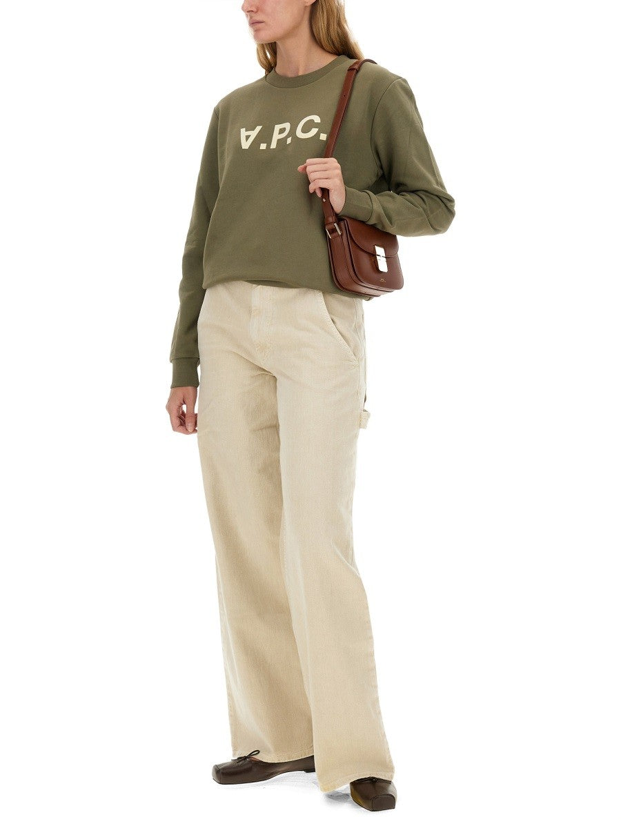 A.P.C. SWEATSHIRT WITH LOGO