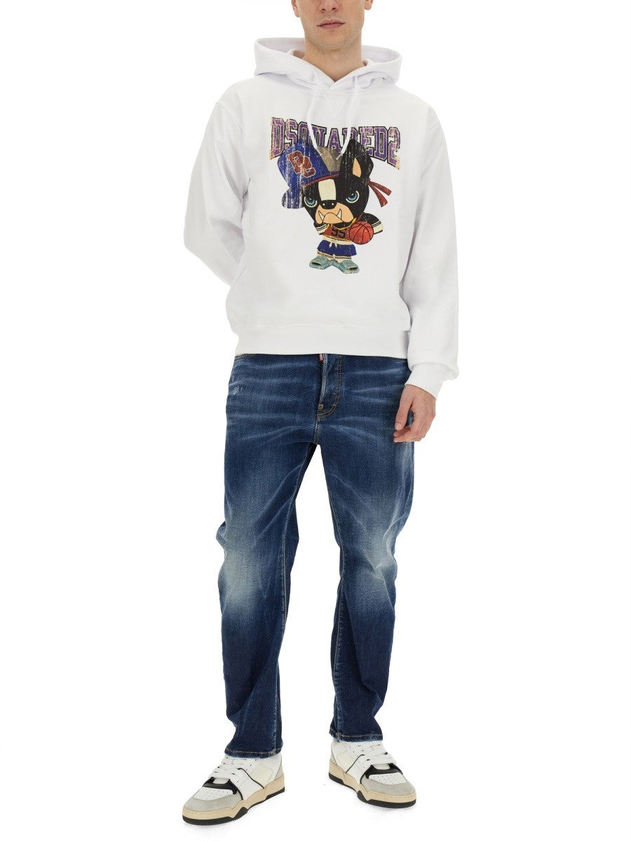 Dsquared2 SWEATSHIRT MED PRINT