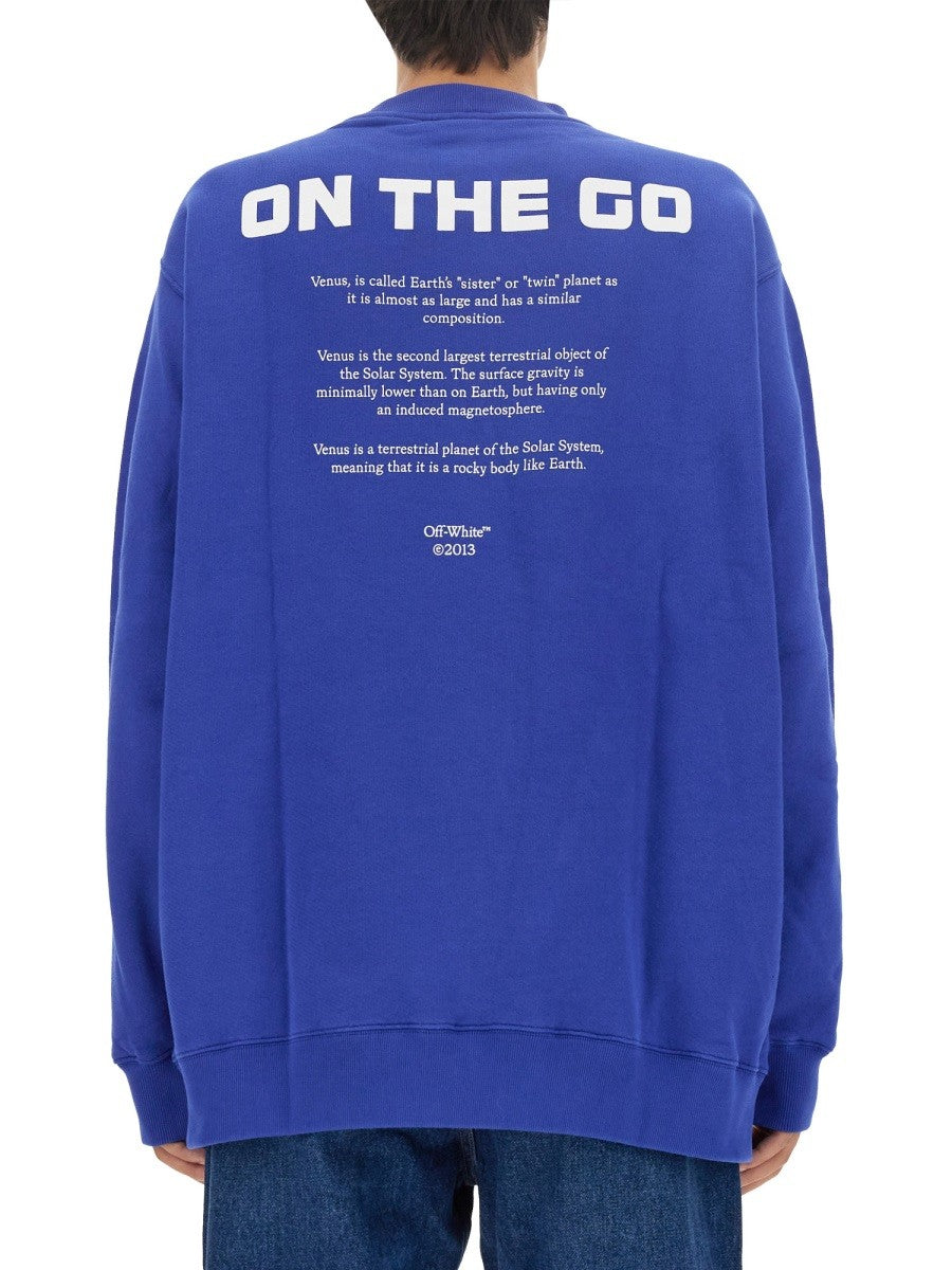 Off-White SWEATSHIRT MIT VENUS-PRINT EXTRA
