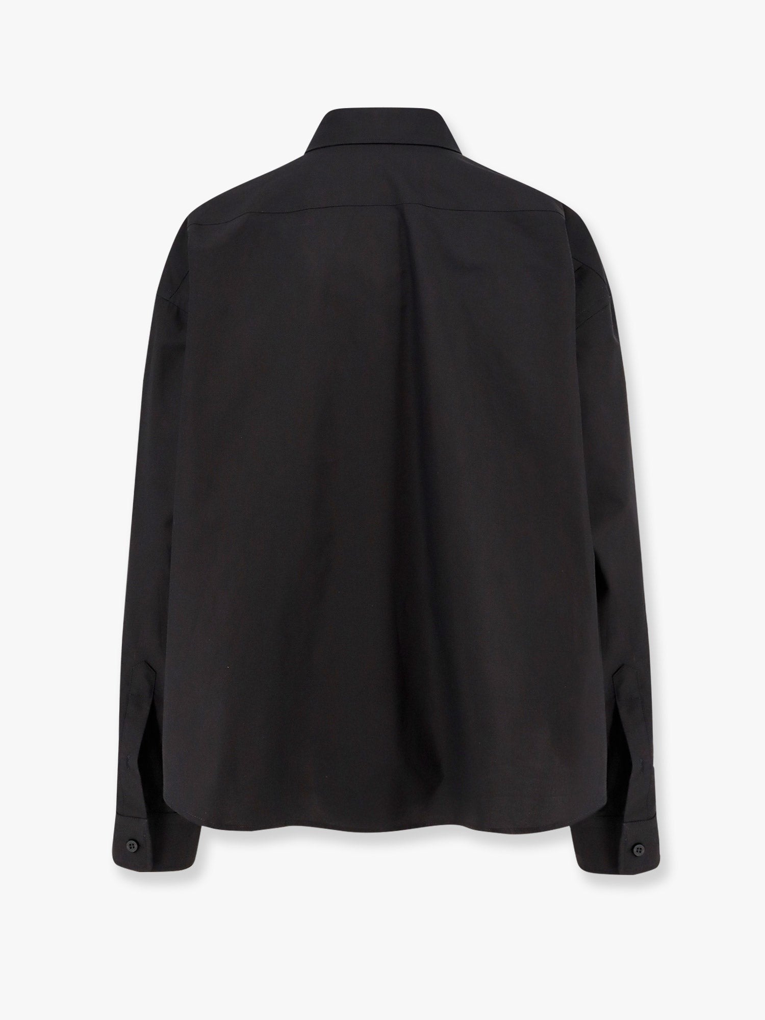 Balenciaga Swing bomullsskjorte med balennciaga broderi