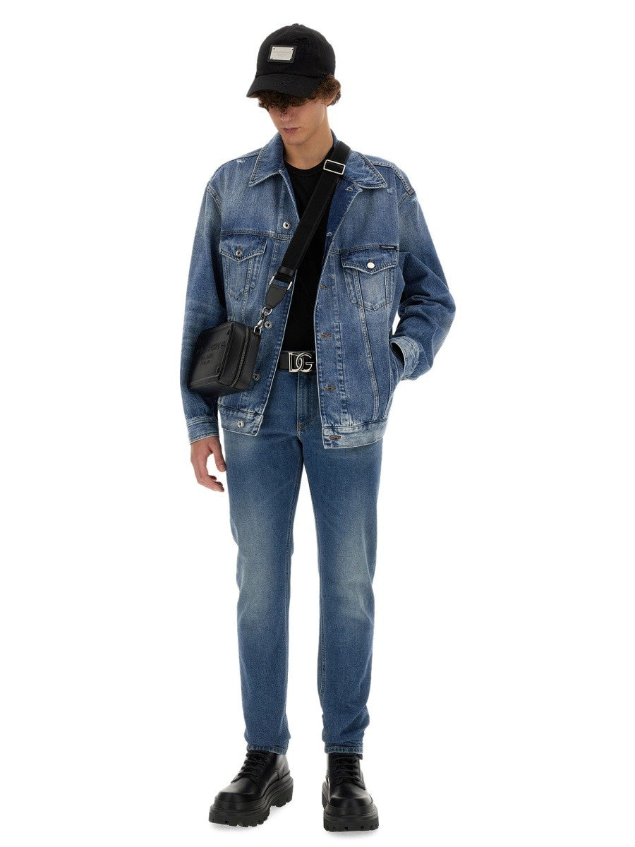 Dolce & Gabbana ロゴプラーク付きTシャツ